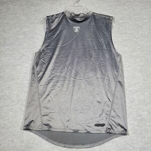 NFL Equipment Tank Mens 2XL Gray Activewear Play Dry High Neck Pullover Reebok